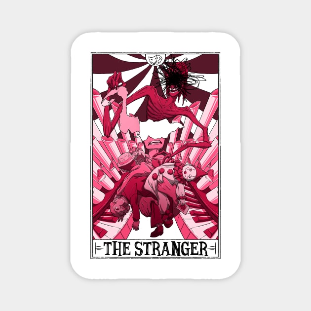 The Stranger Tarotesque (Light) Magnet by Rusty Quill