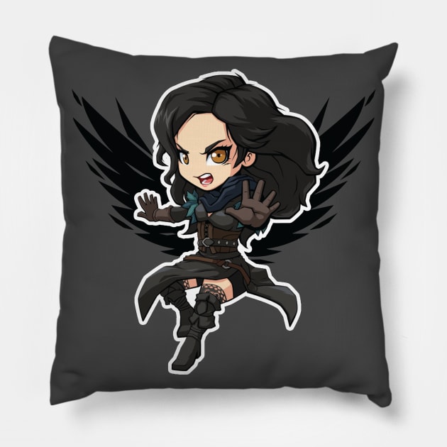 Yennefer of Vengerberg Pillow by Xar623