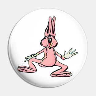 pink rabbit Pin