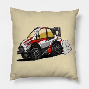 Yaris GR Rally Caricature Pillow