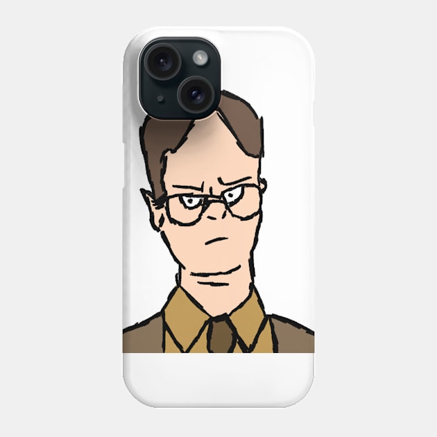 Dwight Phone Case by GUIGARTS