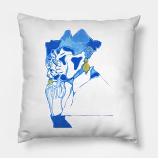 China Pattern Inspired Man Pillow