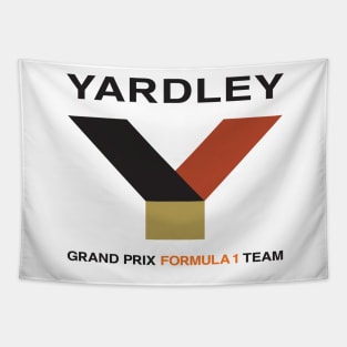 Yardley Grand Prix Formula 1 Team 1971-74 F1 logo - BRM, McLaren, Jo Siffert, Peter Revson, Denny Hulme, Jody Sheckter, Tapestry