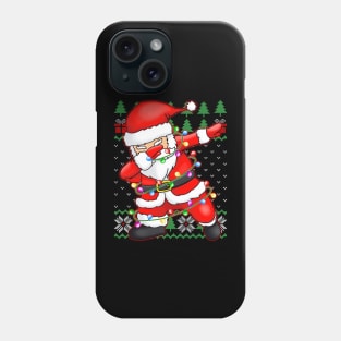 Ugly Sweater - T-Shirt Christmas Squad Dabbing Santa Claus Phone Case