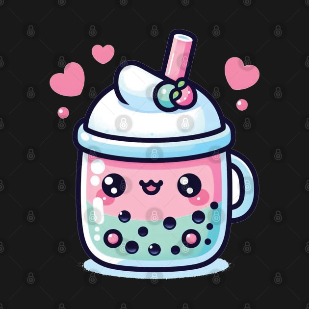 Kawaii Boba Tea by The Art-Mart