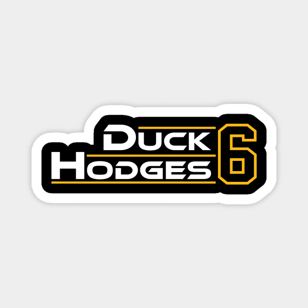 Duck Hodges 6 Magnet by senomala