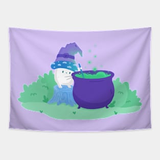 Mushroom witch Tapestry