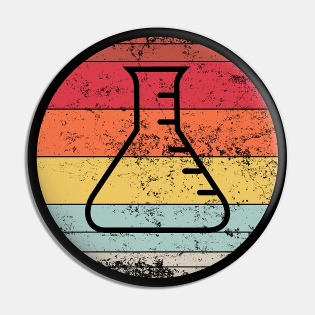 Erlenmeyer Flask Pin by Decamega