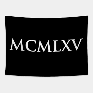 1965 MCMLXV (Roman Numeral) Tapestry