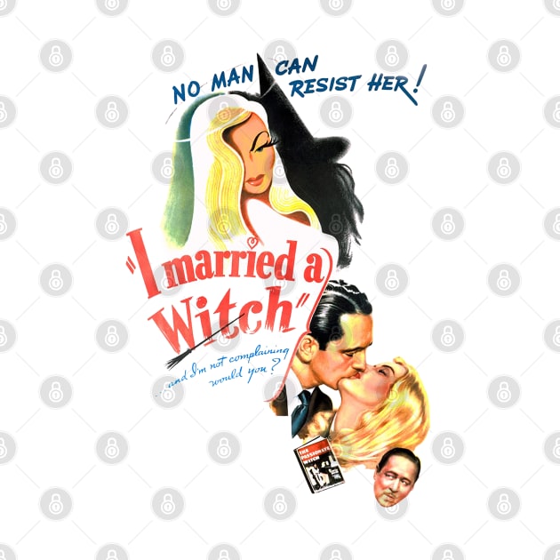 I Married a Witch Movie Poster by MovieFunTime