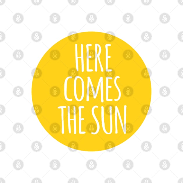 here comes the sun, word art, text design by beakraus