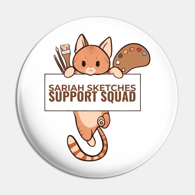 Sariah Sketches Support Squad Pin by schri84