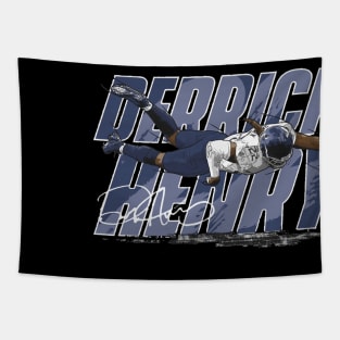 Derrick Henry Tennessee Touchdown Tapestry