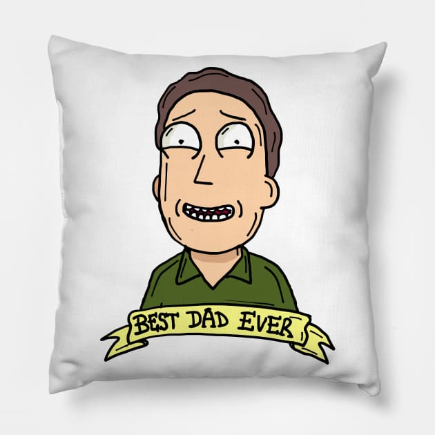 Best Dad Ever Pillow by alexanderkansas