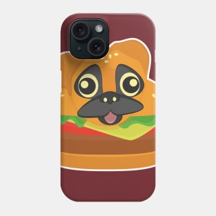 Pug Burger- simple Phone Case