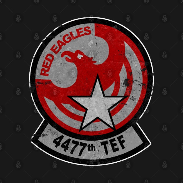 Red Eagles Squadron 4477th TEF Vintage by DesignedForFlight