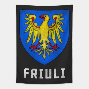 Friuli Venezia Giulia / Coat of Arms / Vintage Style Tapestry