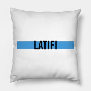 Nicholas Latifi Driver Name - 2022 Season #4 Pillow