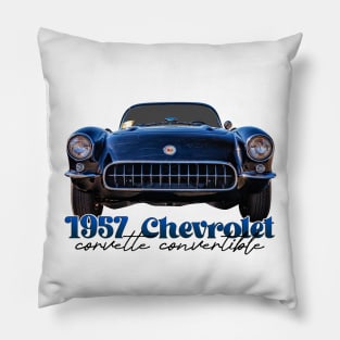 1957 Chevrolet Corvette Convertible Pillow