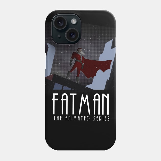 Fatman The Animated Series Santa Claus Christmas Phone Case by Bevatron