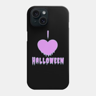 I Heart Halloween drip pastel goth kawaii love Phone Case