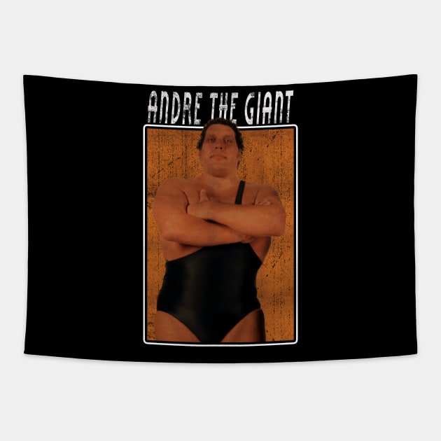 Vintage Wwe Andre The Giant Tapestry by The Gandol
