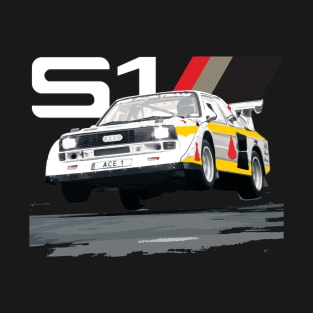 WRC Sport S1 E2 Group B Rally Car Stig Blomqvist, Mikkola 4X4 Walter Röhrl T-Shirt