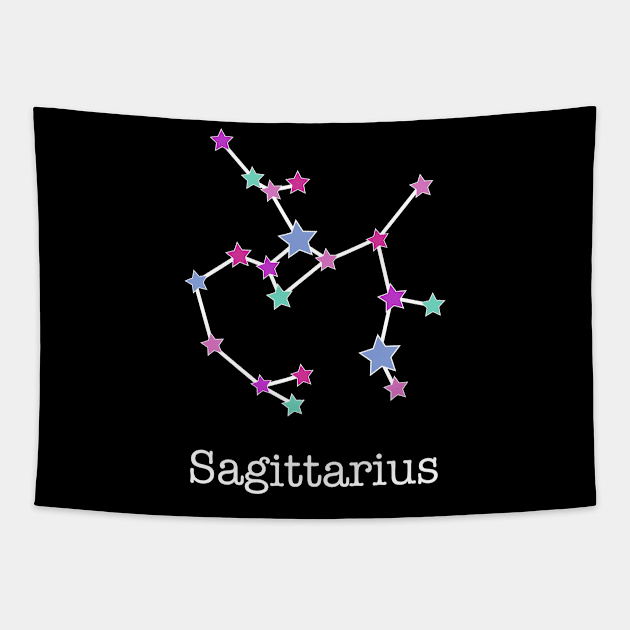 A Zodiac Sign Test Sagittarius Tapestry by Helena Morpho 