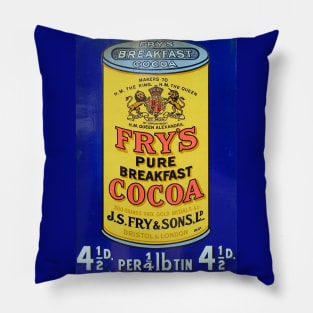 Fry's Pure Breakfast Cocoa Ad Pillow