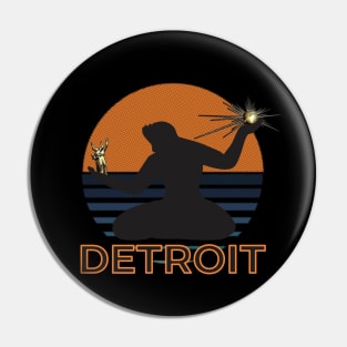 The Spirit of Detroit Pin