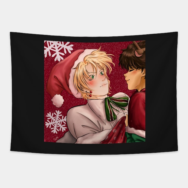 Banana Fish Holiday redraw (Ash Version) Tapestry by Sophprano