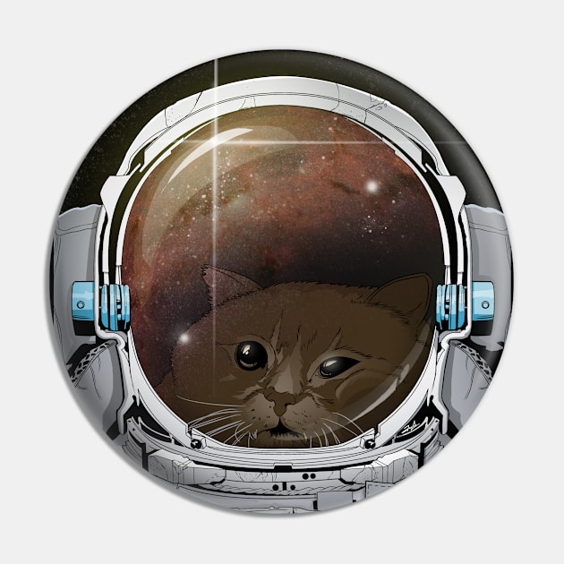 Space Kitty Pin by JoeAzpeytia