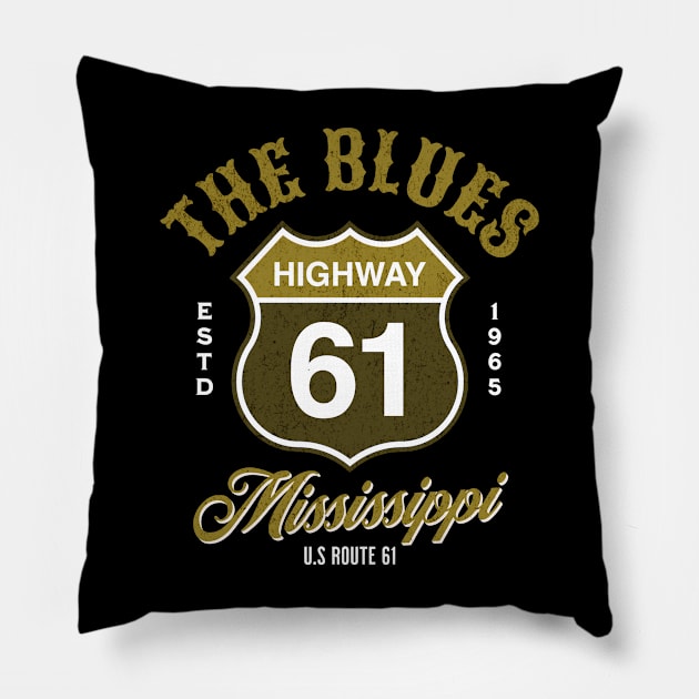 Highway 61 Pillow by Three Meat Curry