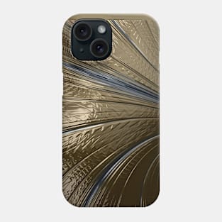 Brown Fractal Fan Phone Case