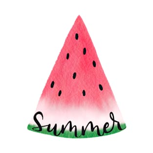 Summer Watermelon Sticker T-Shirt