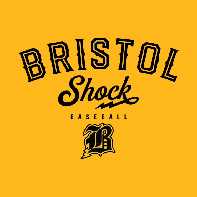 Bristol Shock Baseball over Yellow by CTLBaseball
