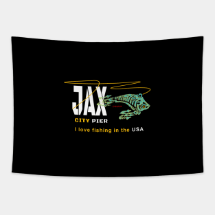 Jacksonville City Fishing Pier, JAX Pier Tapestry