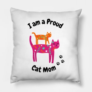 Be Pawsitive Mom Gift Pillow