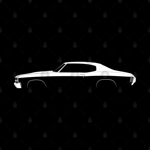 Chevrolet Chevelle SS Silhouette by Car-Silhouettes