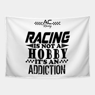 Racing Addict (Black) Tapestry