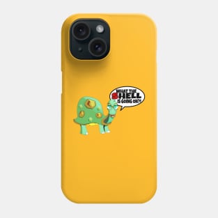 Funny Cartoon Turtle Tee Comics Phone Case