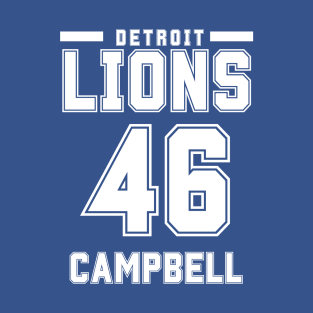 Detroit Lions Campbell 46 American Football T-Shirt