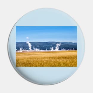 Geyser Basin Yellowstone National Park Pin