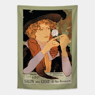 Salon des Cent Exposition poster Tapestry