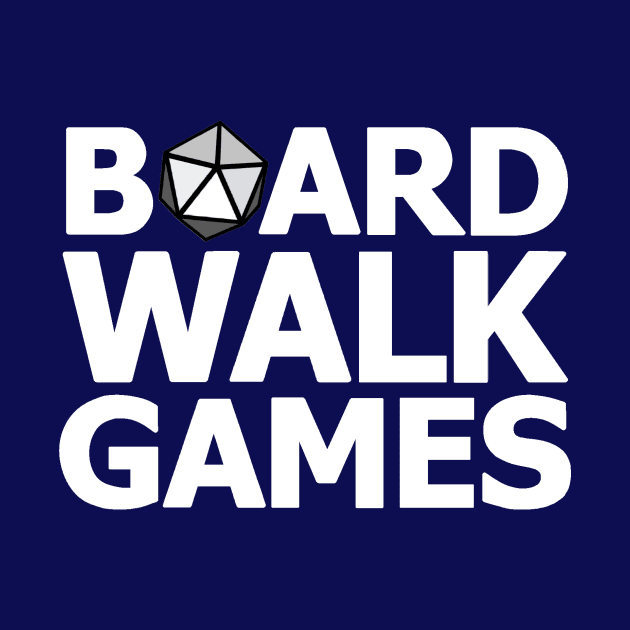 Boardwalk Logo - White, by Boardwalk Games