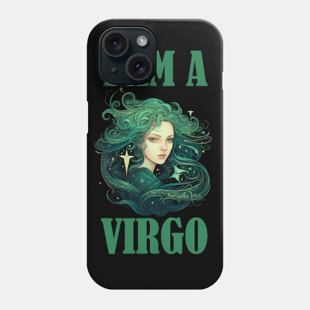 Emerald Virgo Phone Case by TooplesArt