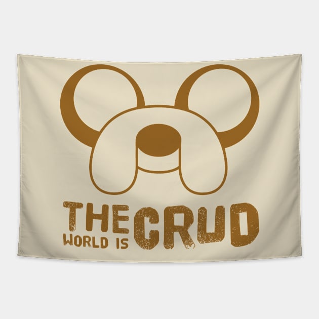 The world is crud Tapestry by WordFandom