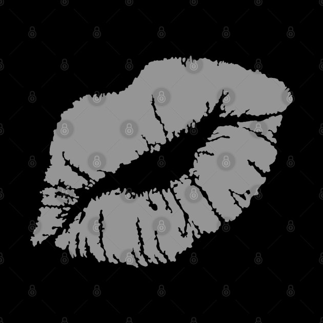 KISSING LIPS-50% GRAY by SELcustoms