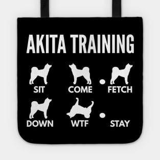 Akita Inu Training Akita Inu Dog Tricks Tote