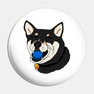 Happy Shiba Inu Pin